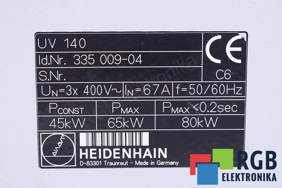 UV140 HEIDENHAIN