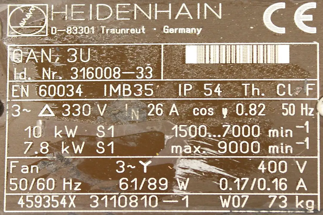 qan-3u-316008-33 HEIDENHAIN oprava