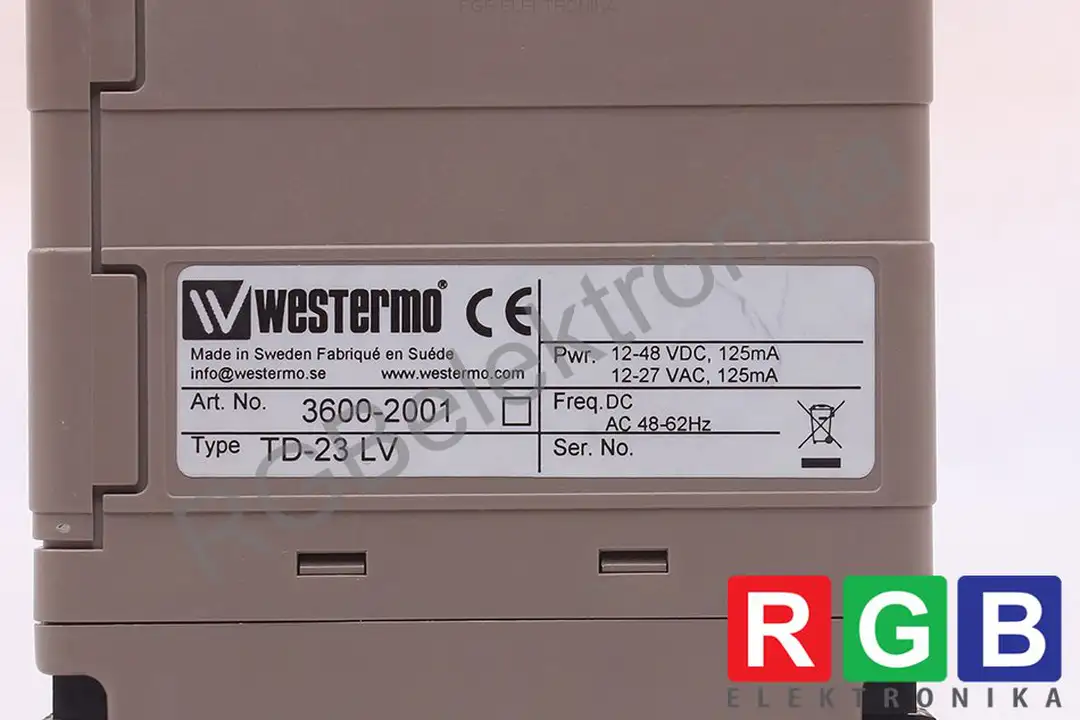 td-23-lv-125ma-1248vdc-1227vac WESTERMO oprava