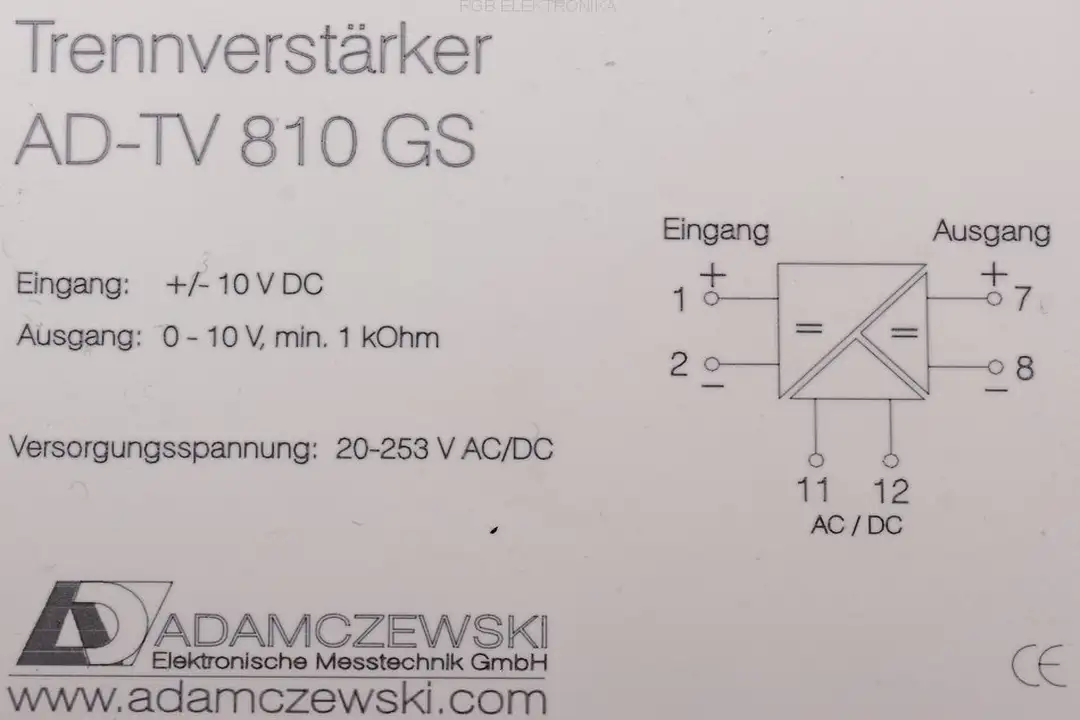 ad-tv-810-gs ADAMCZEWSKI oprava