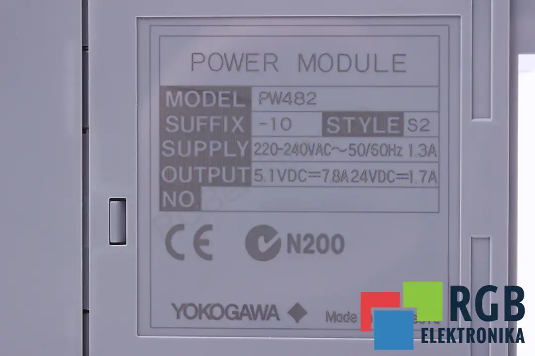 PW482-10 YOKOGAWA