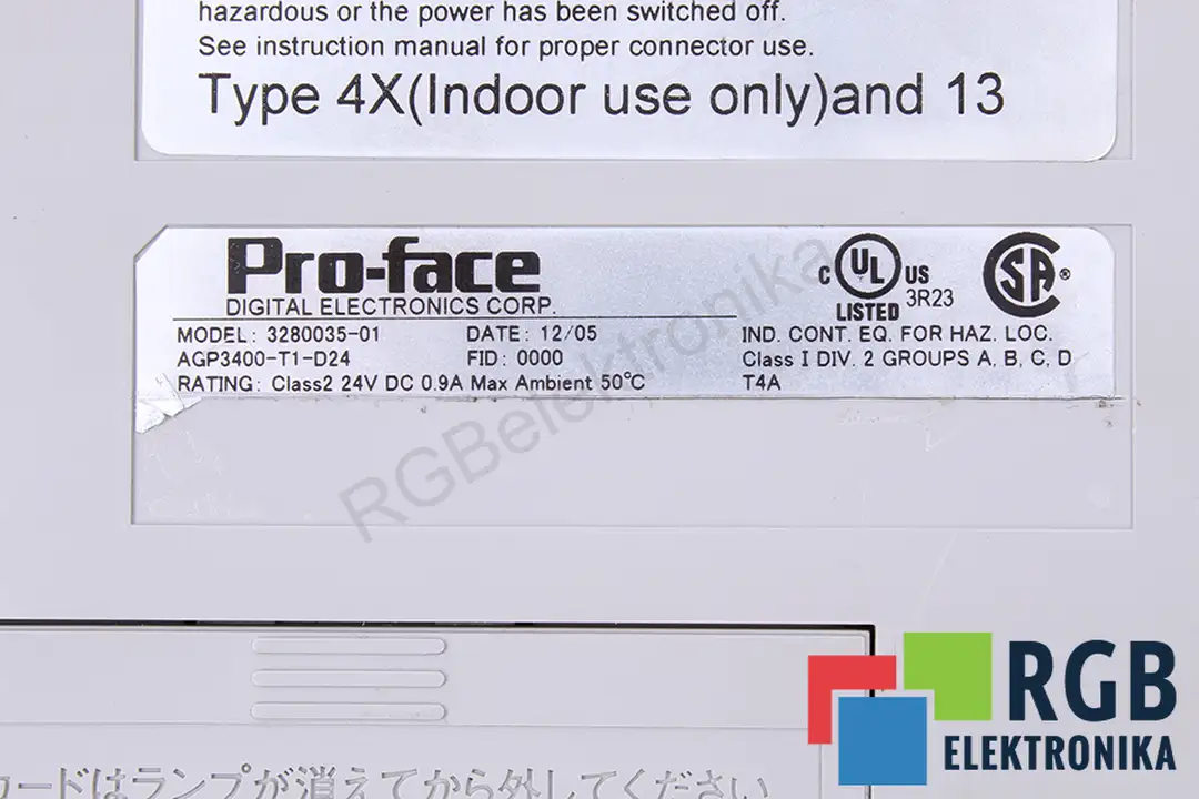 AGP3400-T1-D24 PRO-FACE