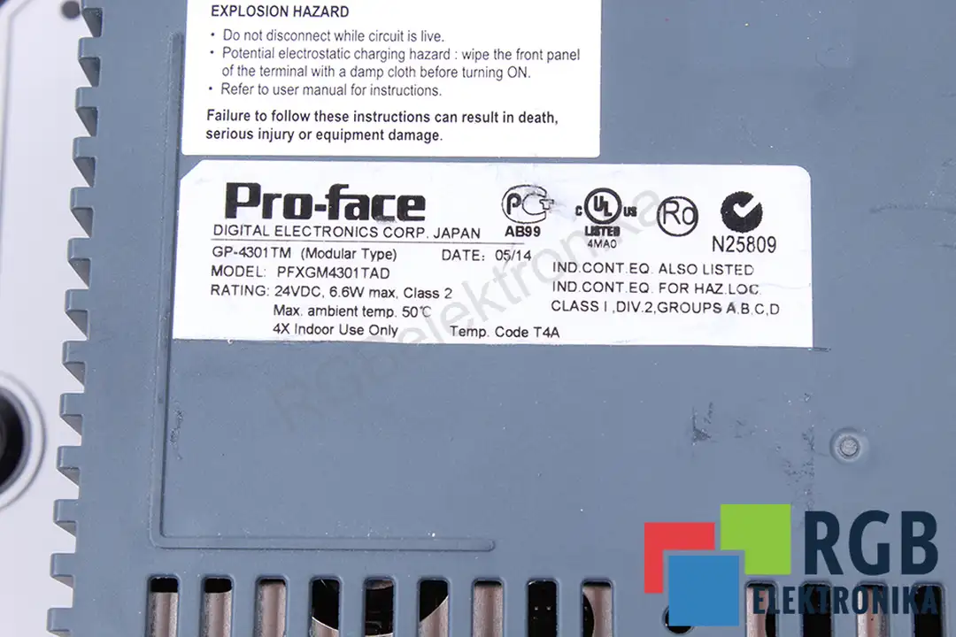 PFXGM4301TAD PRO-FACE