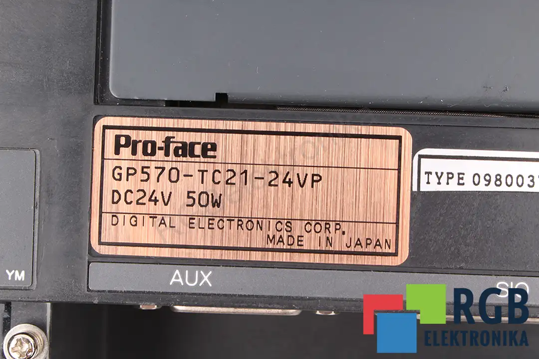 GP570-TC21-24VP PRO-FACE