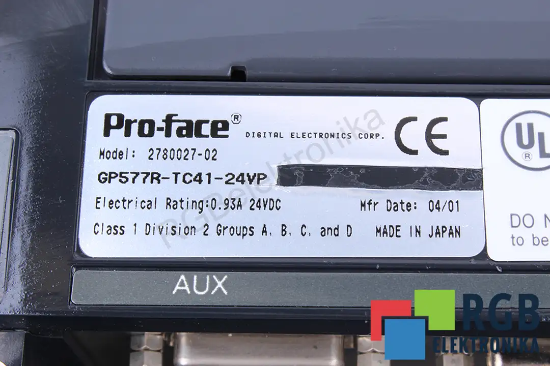 GP577R-TC41-24VP PRO-FACE