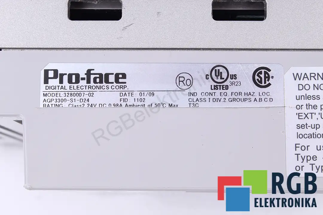 AGP3300-S1-D24 PRO-FACE