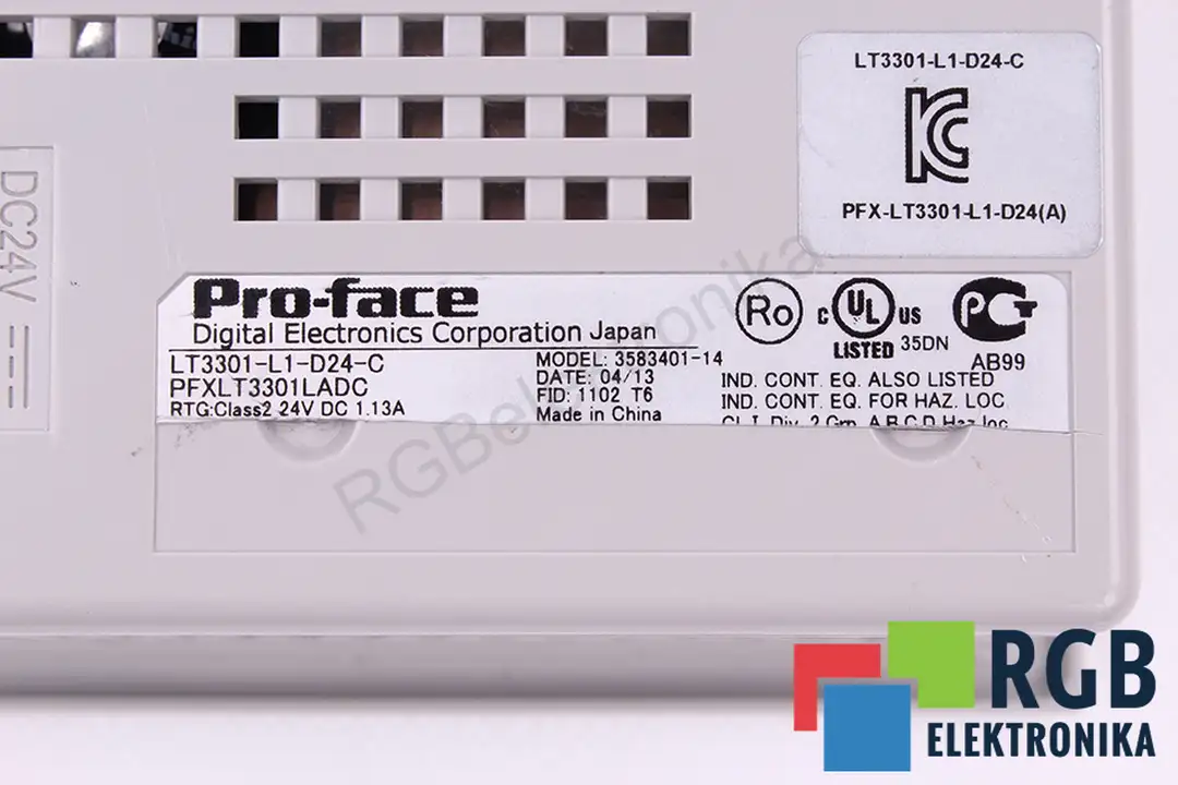 LT3301-L1-D24-C PRO-FACE