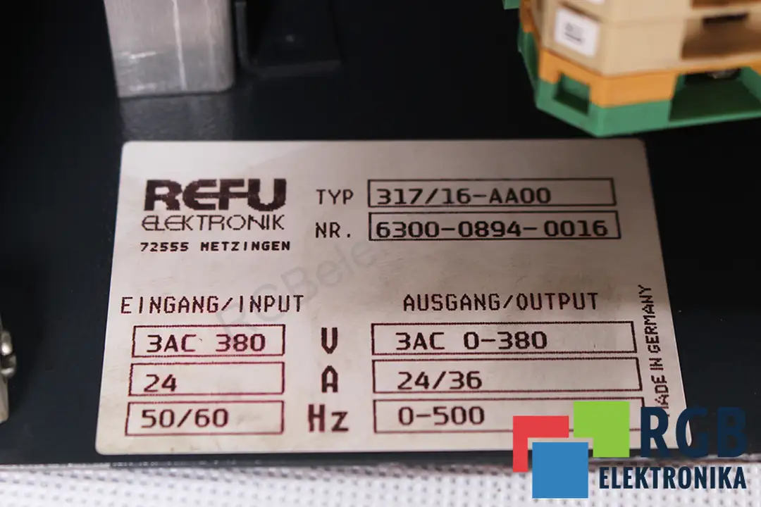 317/16-AA00 REFU ELEKTRONIK