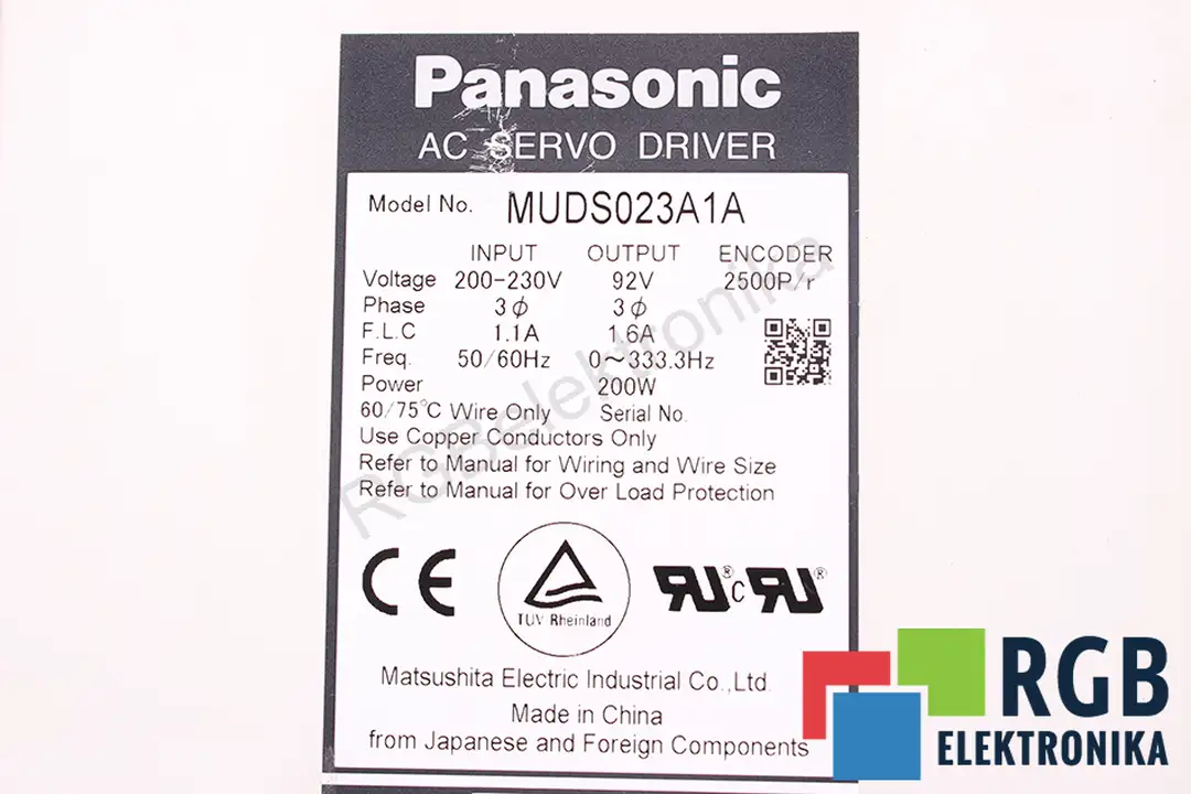 MUDS023A1A PANASONIC