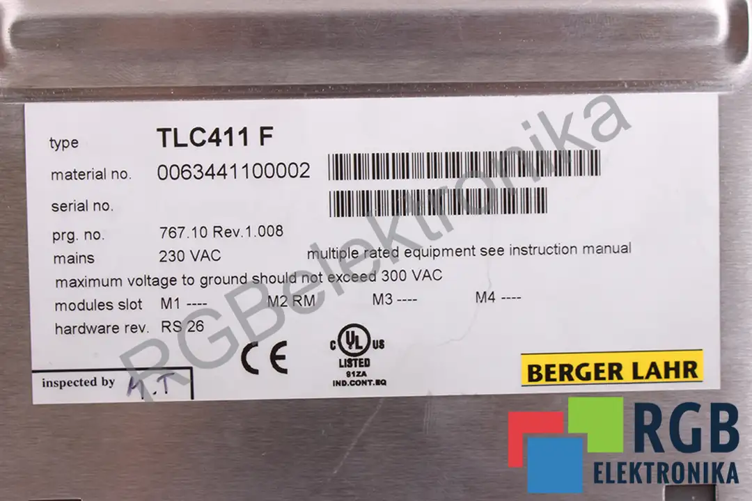 TLC411F BERGER LAHR