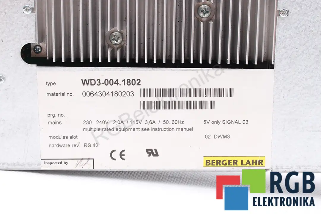 WD3-004.1802 BERGER LAHR