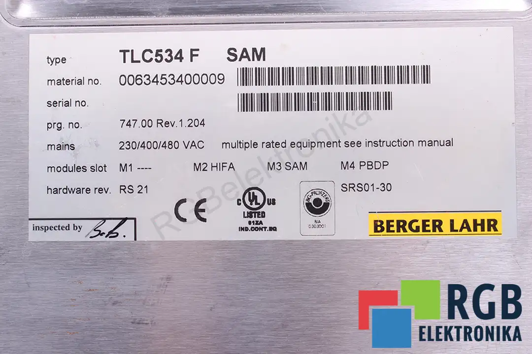 TLC534FSAM BERGER LAHR