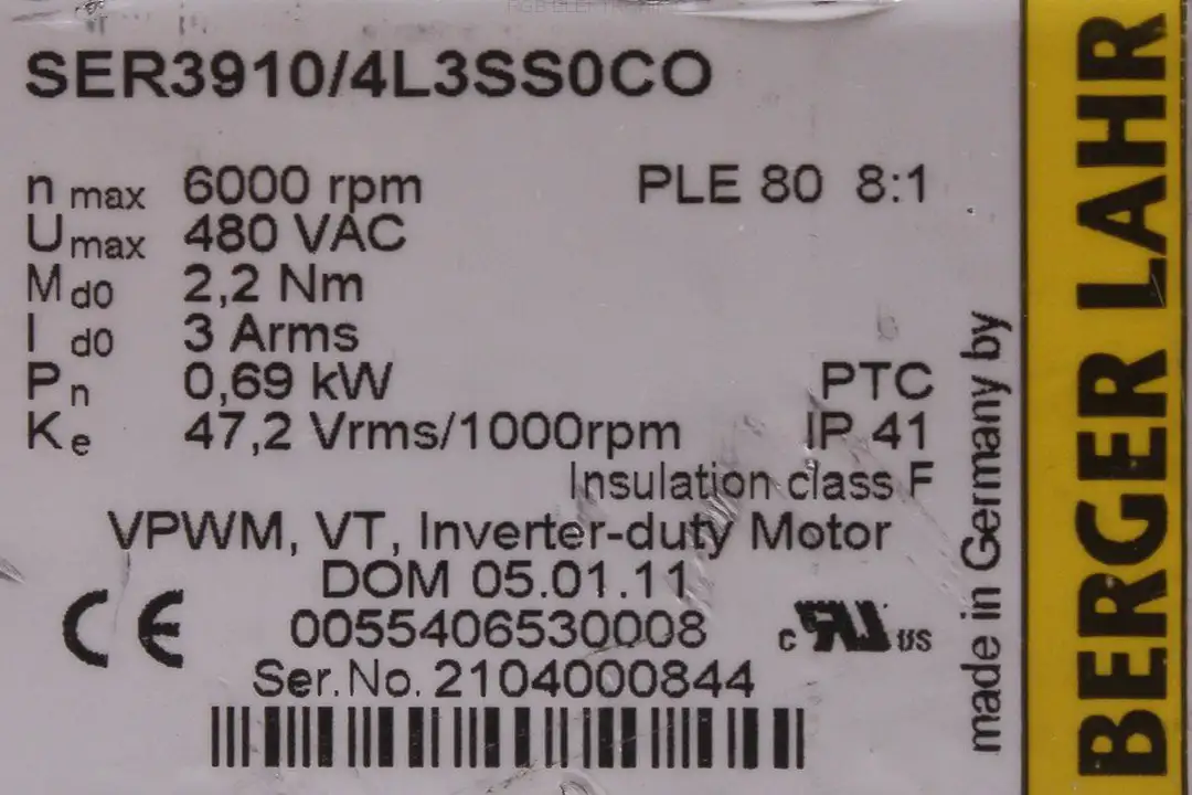 ser3910-4l3ss0co BERGER LAHR oprava