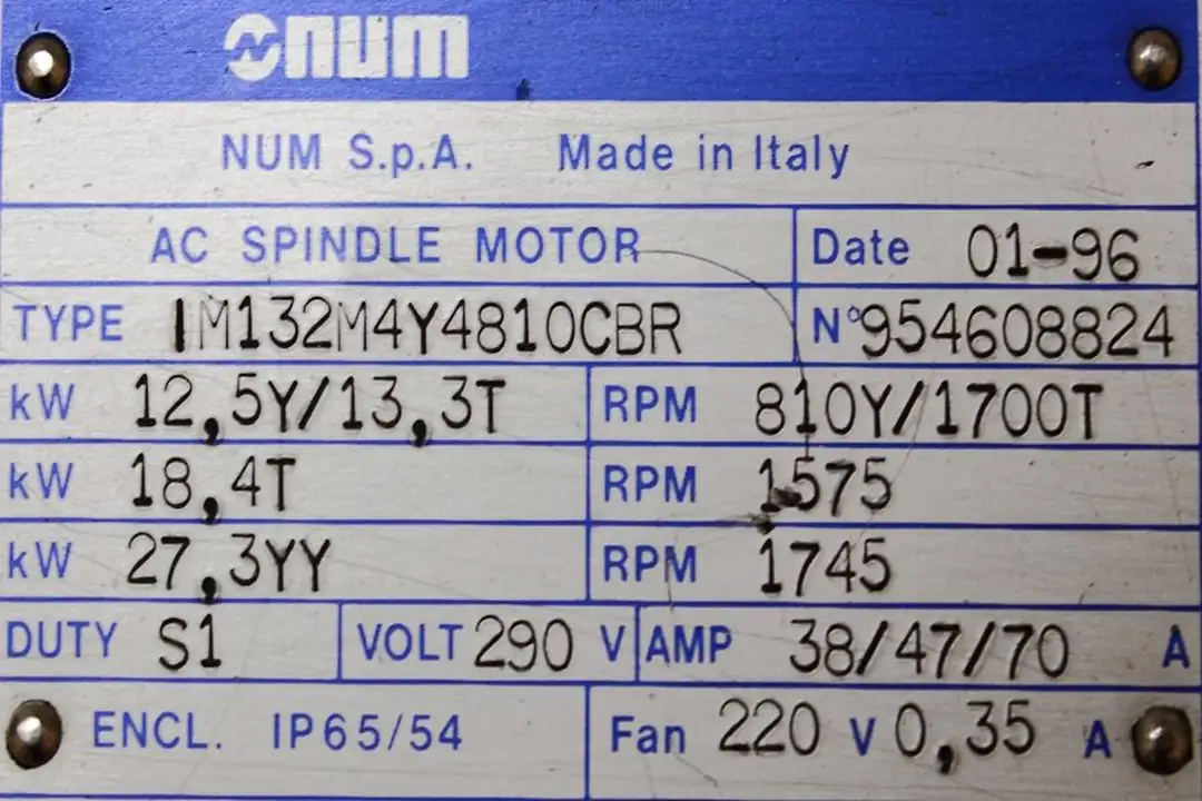 im132m4y4910cbr NUM oprava