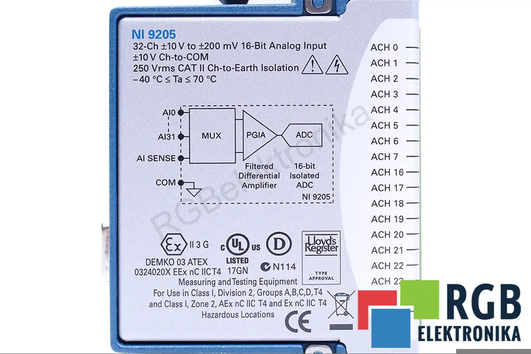 NI9205 NATIONAL INSTRUMENTS