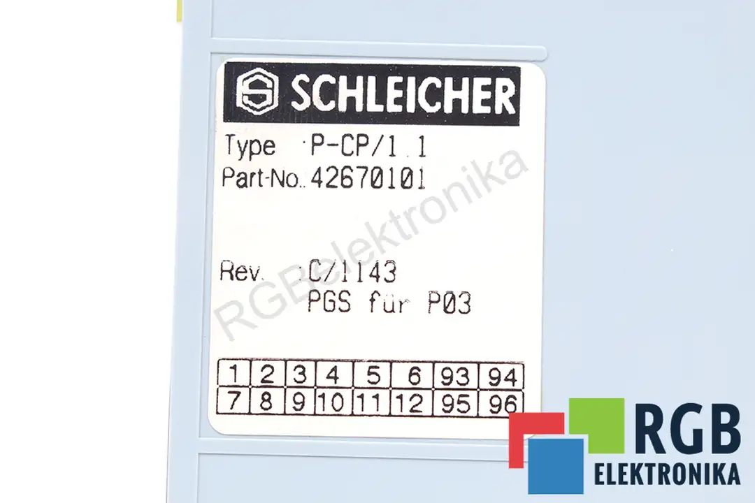 P-CP/1.1 SCHLEICHER