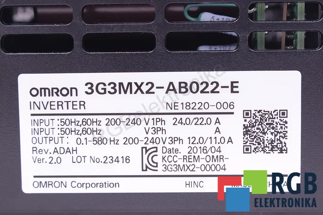 3G3MX2-AB022-E OMRON