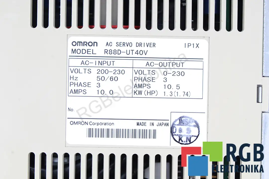 R88D-UT40V OMRON