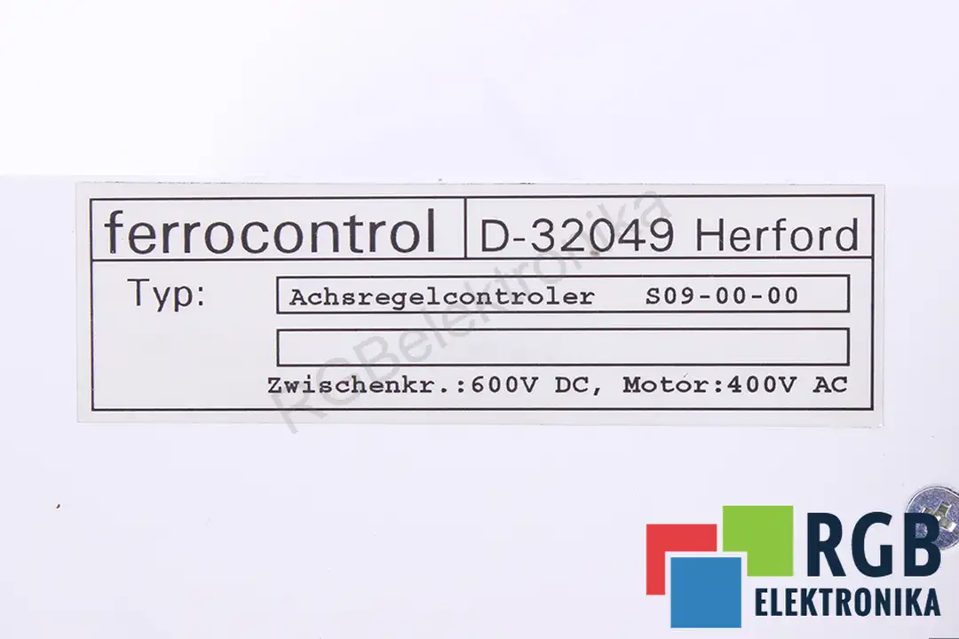 S09-00-00 FERROCONTROL