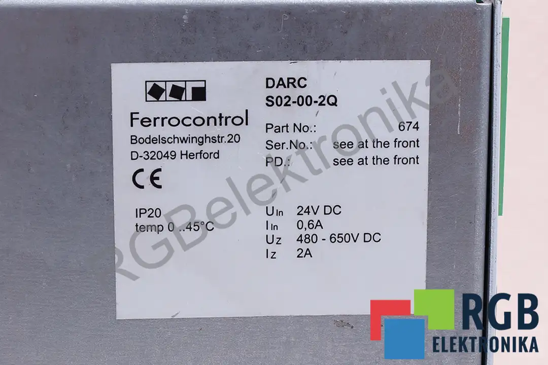 S02-00-2Q FERROCONTROL