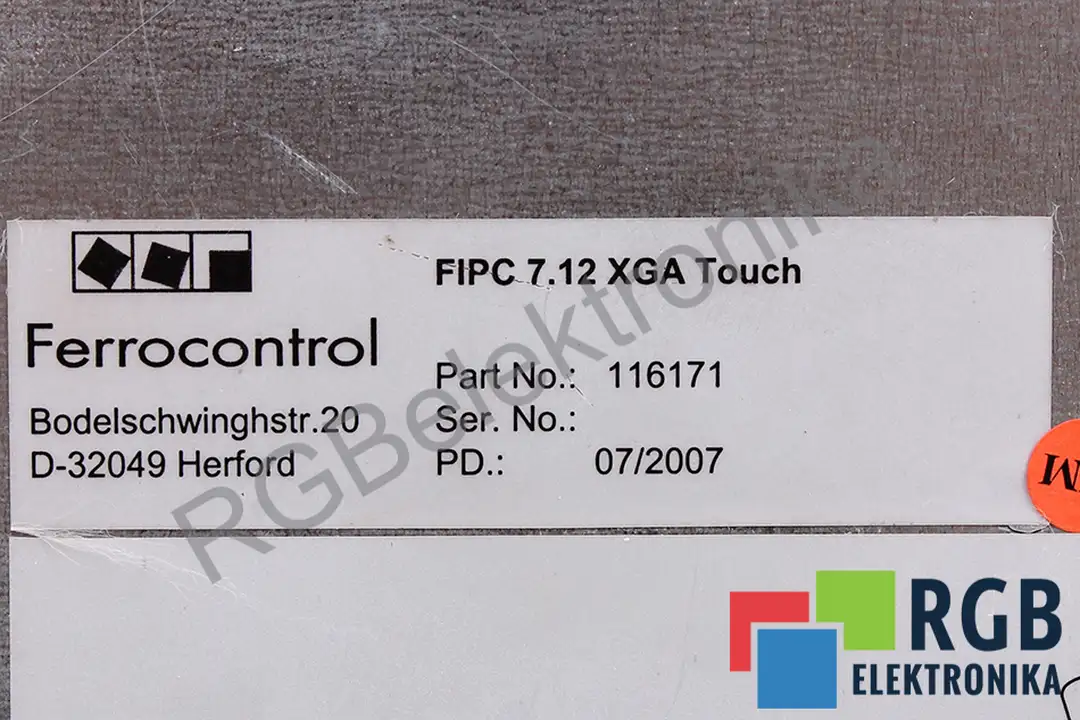 FIPC 7.12 XGA FERROCONTROL