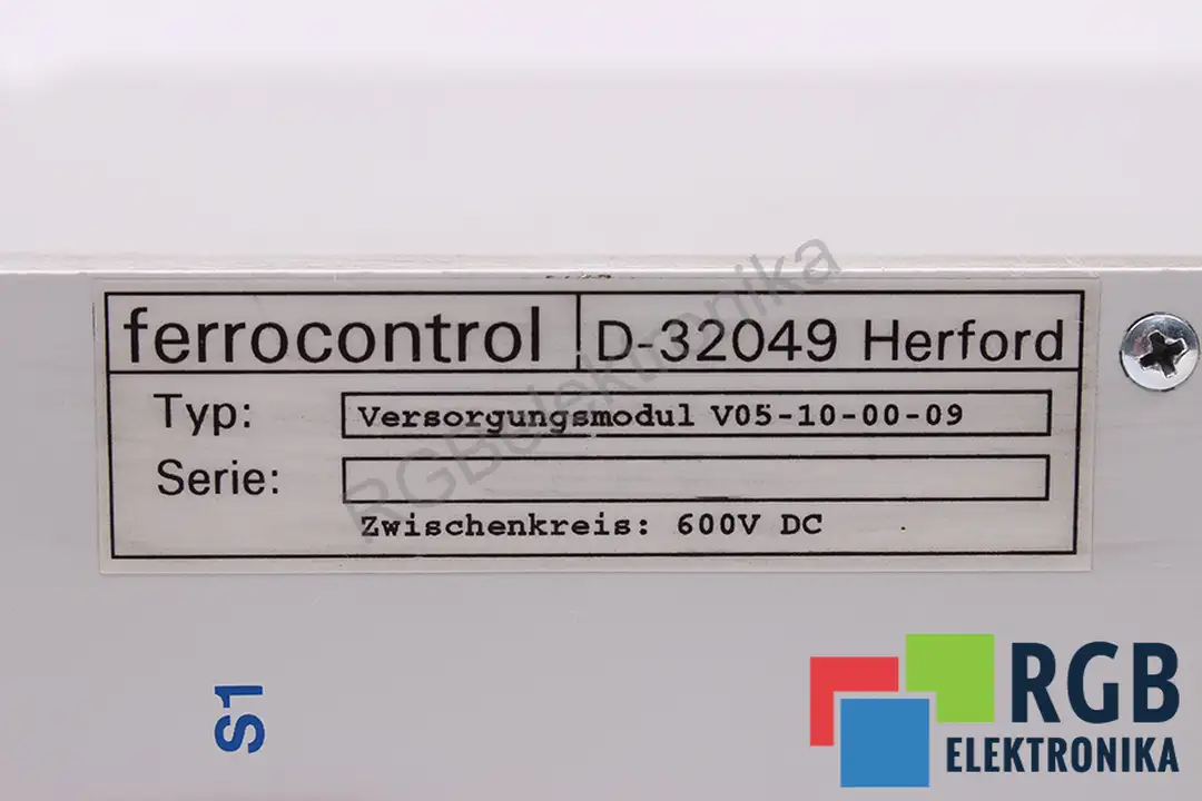 V05-10-00-09 FERROCONTROL