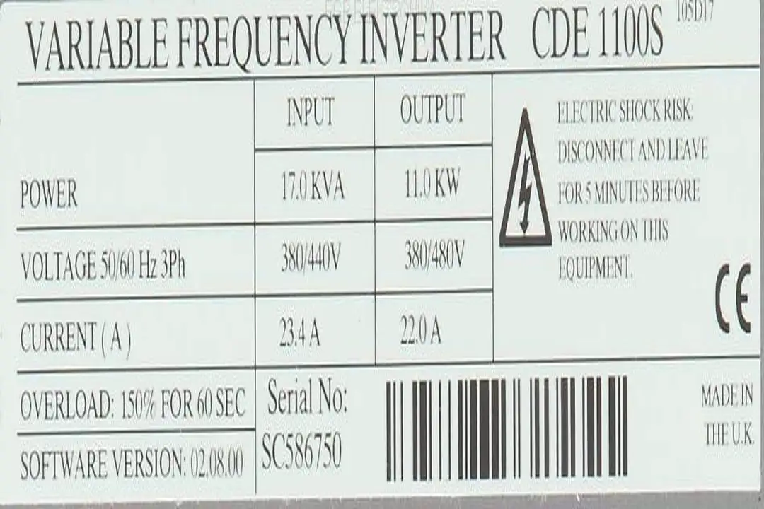 cde-1100s CONTROL TECHNIQUES oprava