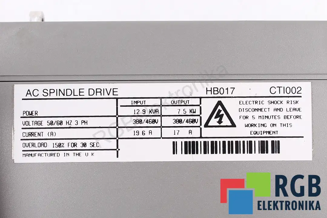 HB017 CT1002 CONTROL TECHNIQUES