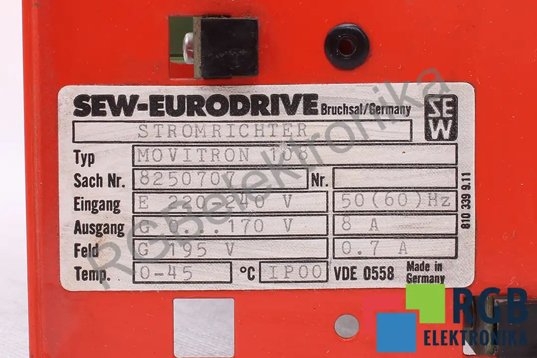 MOVITRON 108 SEW EURODRIVE