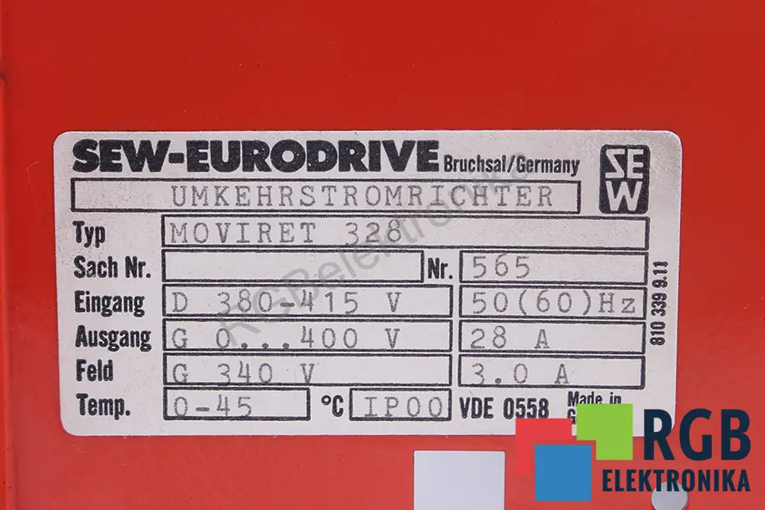 MOVIRET328 SEW EURODRIVE