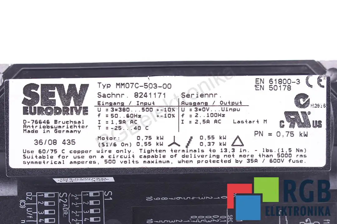 MM07C-503-00 SEW EURODRIVE