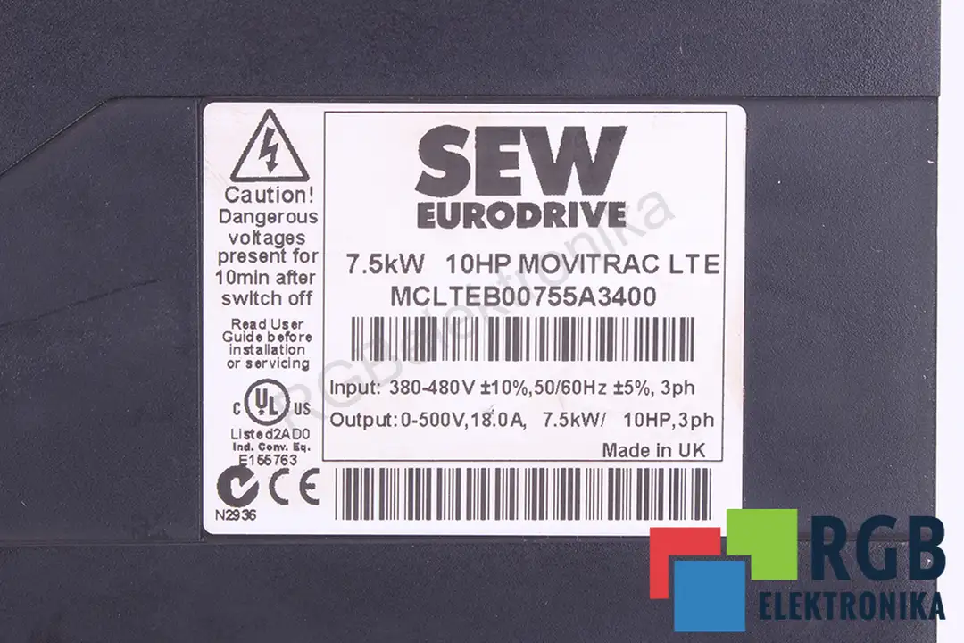 MCLTEB00755A3400 SEW EURODRIVE