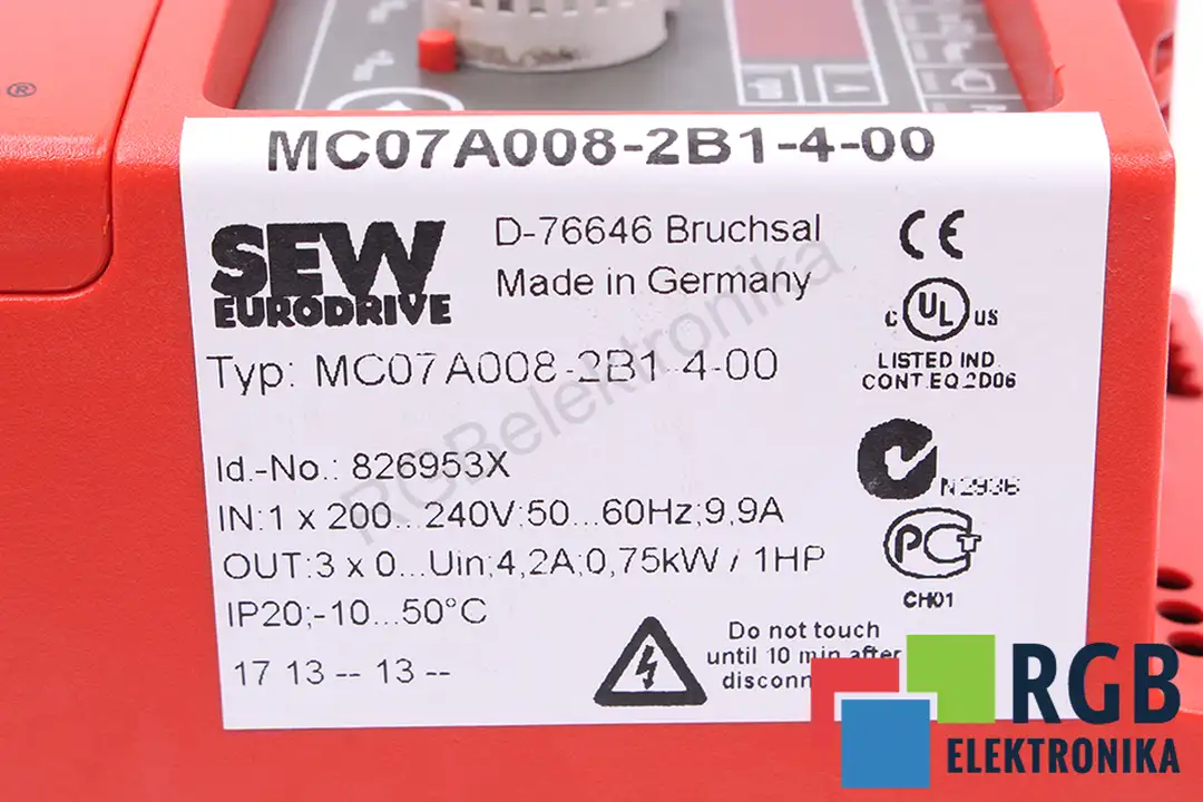 MC07A008-2B1-4-00 SEW EURODRIVE