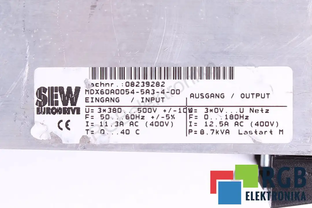 MDX60A0054-5A3-4-00 SEW EURODRIVE
