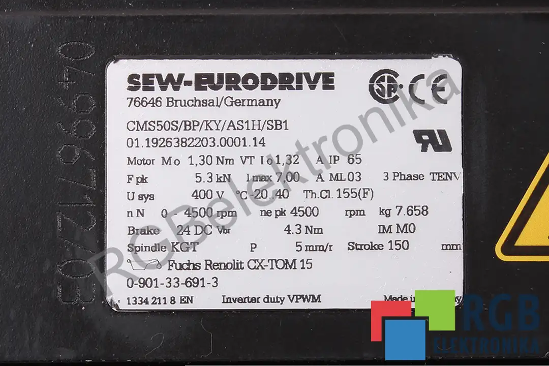 CMS50S/BP/KY/AS1H/SB1 SEW EURODRIVE