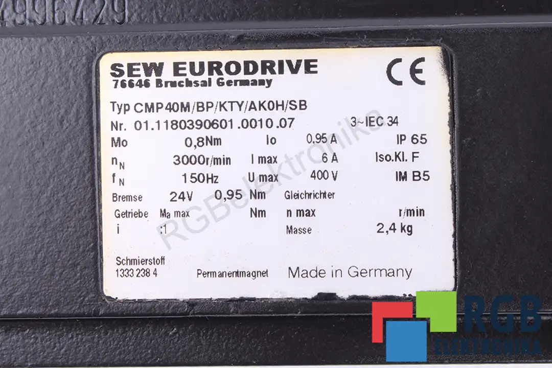 CMP40M/BP/KTY/AK0H/SB SEW EURODRIVE