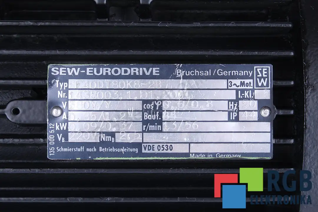 RF40DT80K8-2B SEW EURODRIVE