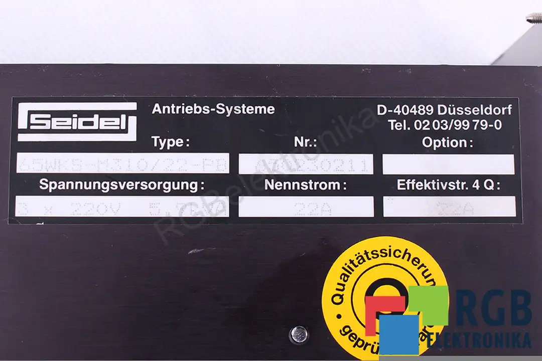 65WKS-M310/22-PB SEIDEL
