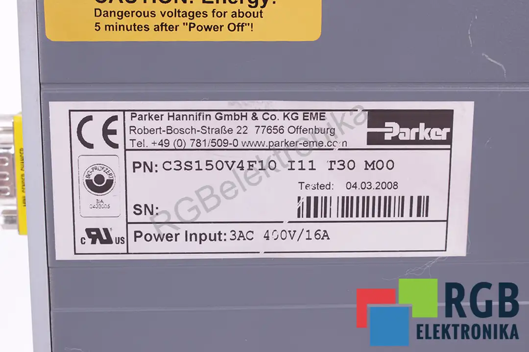 COMPAX 3 C3S150V4F10I11T30M00 PARKER