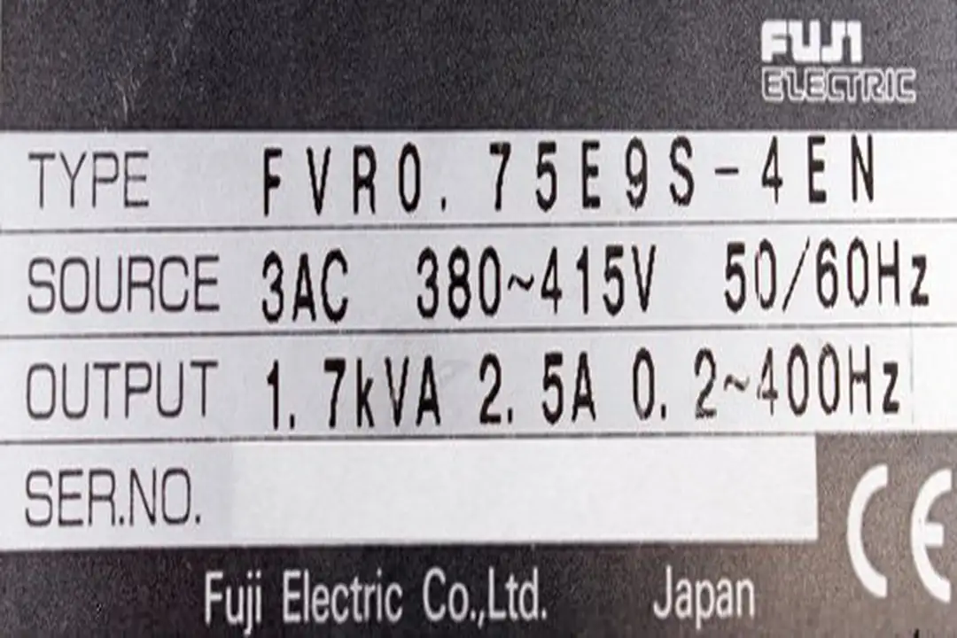 fvr0.75e9s-4en-fvr-e9s FUJI ELECTRIC oprava