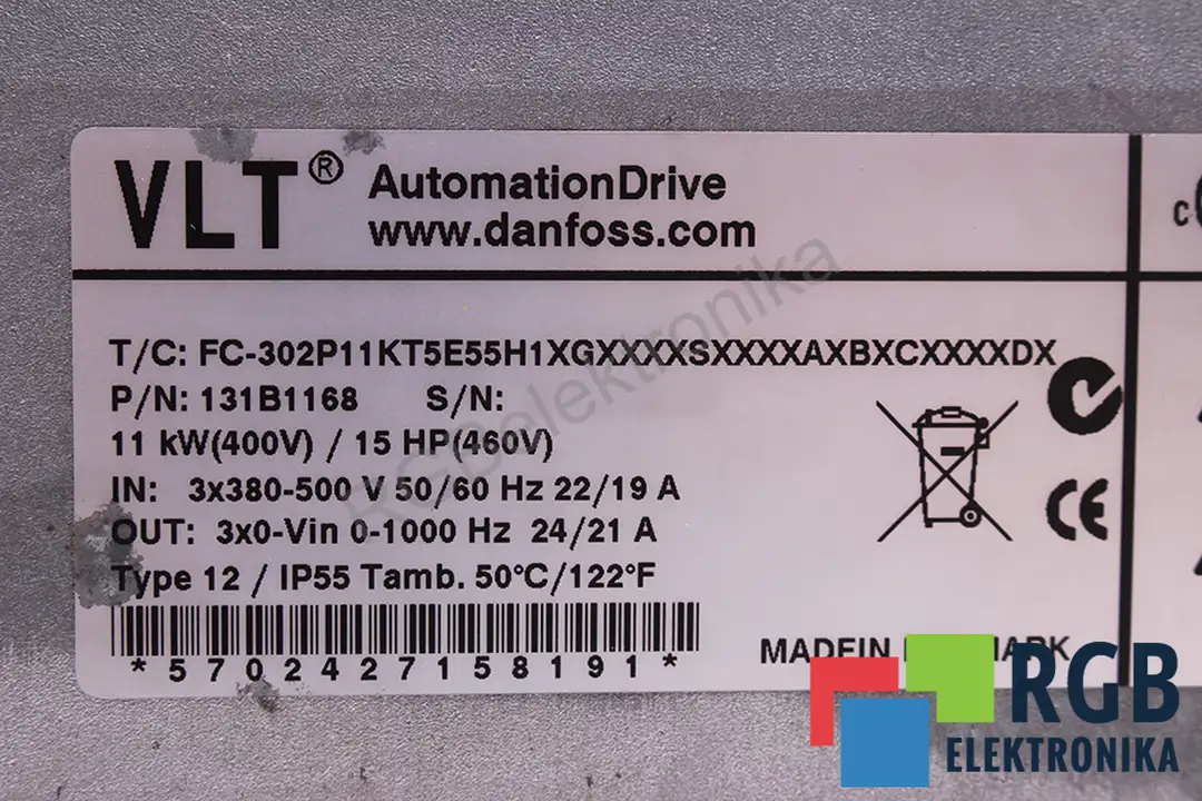 FC-302P11KT5E 3X0-VIN DANFOSS