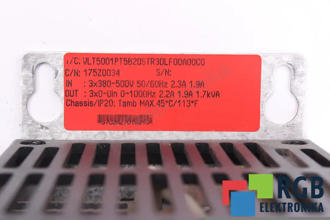 VLT5001PT5B20STR3DLF00A00C0 DANFOSS