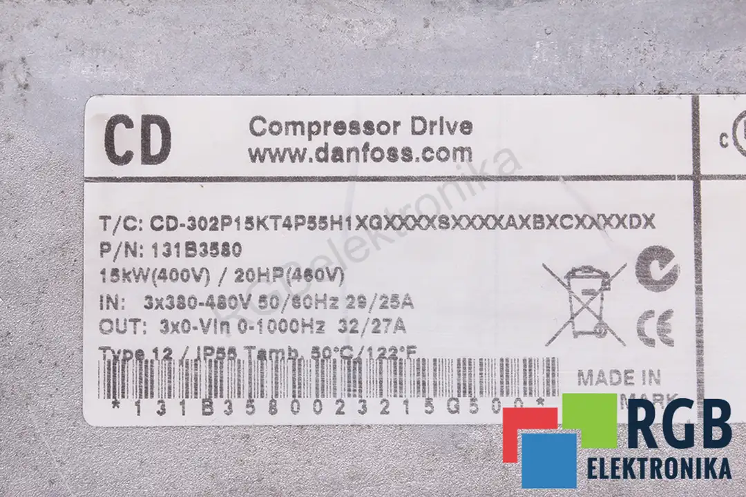 CD-302P15KT4P55H1XGXXXXSXXXXAXBXCXCCCDX DANFOSS