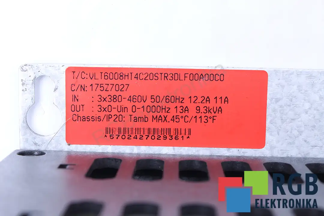 vlt6008ht4c20str3dlf00a00c0 DANFOSS oprava