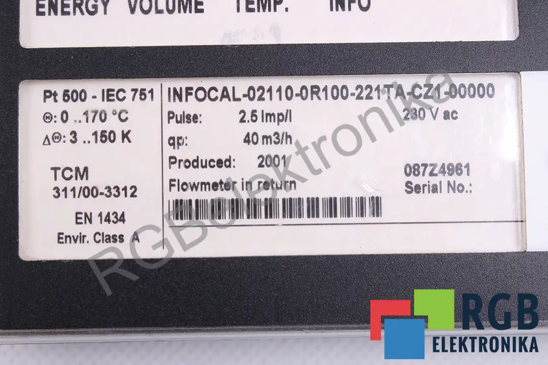 INFOCAL-02110-0R100-221TA-CZ1-00000 DANFOSS