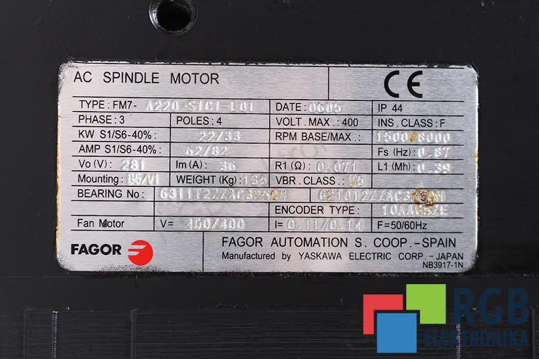 FM7-A220-S1C1-E01 FAGOR