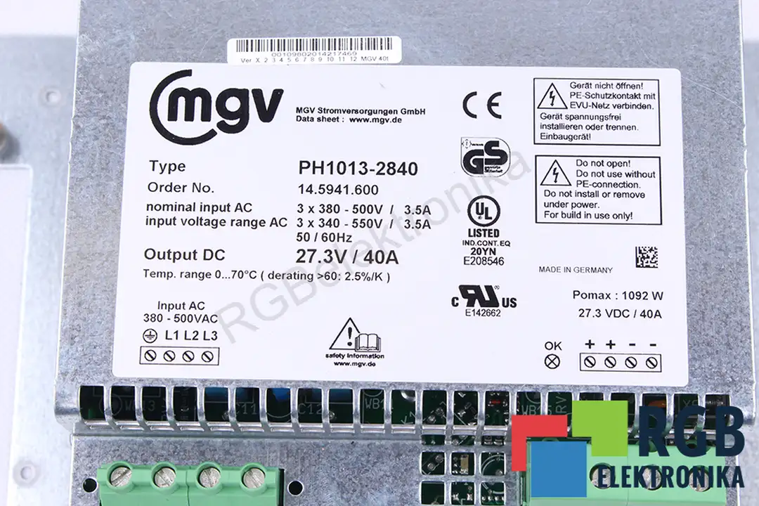 PH1013-240 MGV