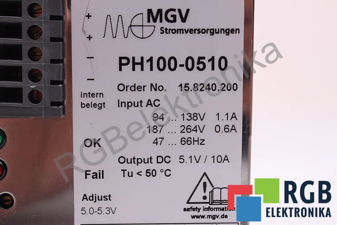 PH100-0510 MGV