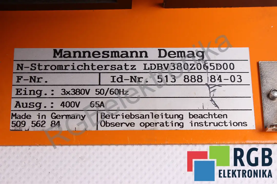 LDBV380Z065D00 DEMAG