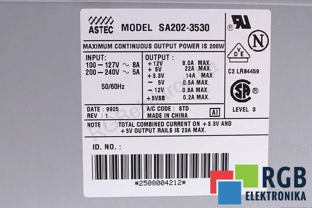 SA202-3530 ASTEC